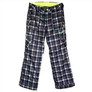 BURTON Snowboarding Ski Pants Multicolor Plaid XL